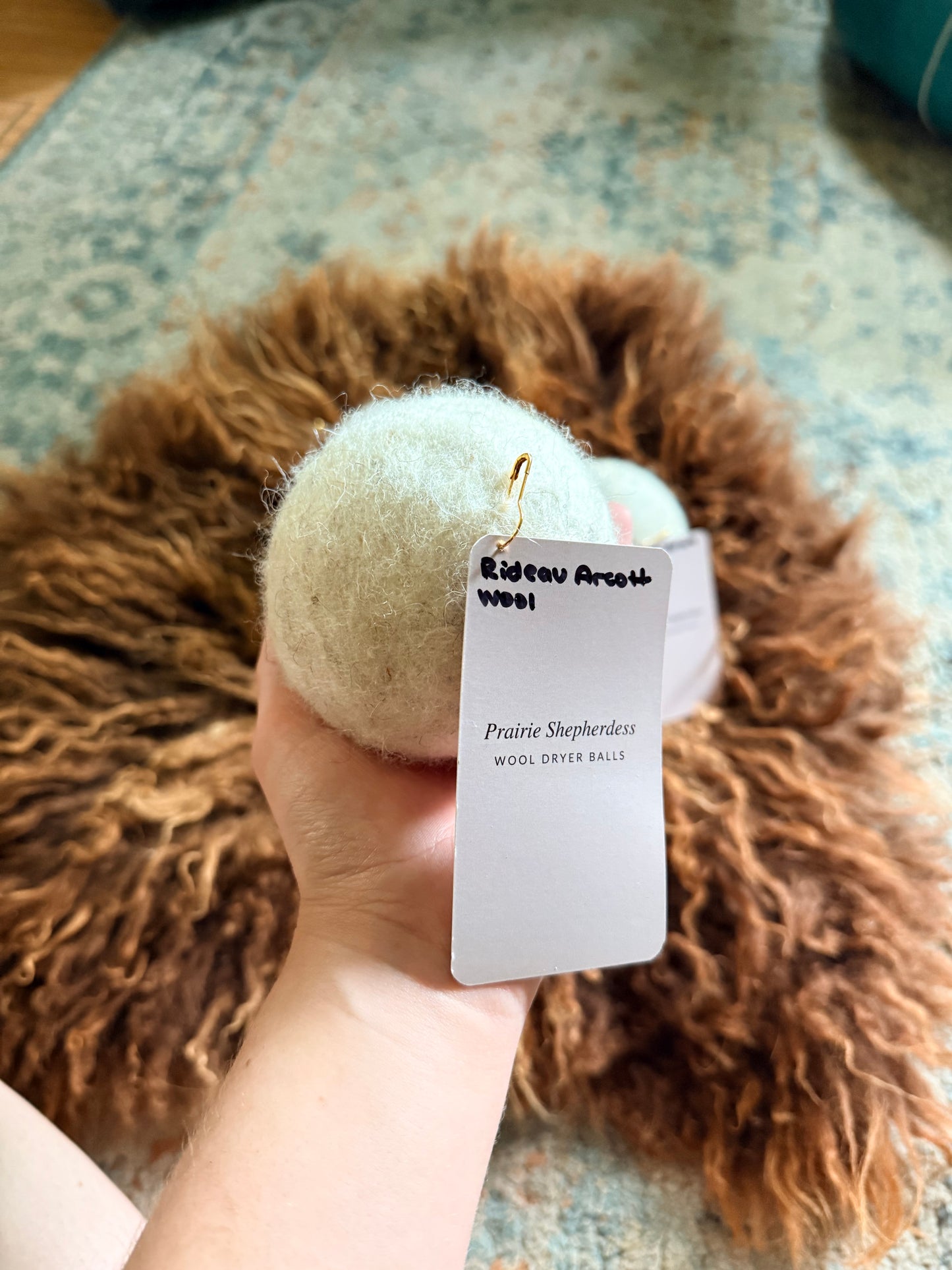 Wool Dryer Balls - Rideau Arcott Wool