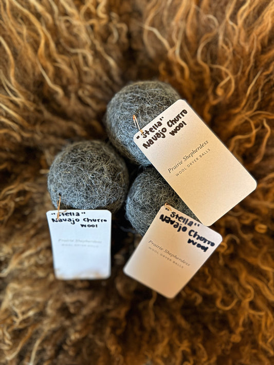 Navajo Churro Wool Dryer Balls - Stella