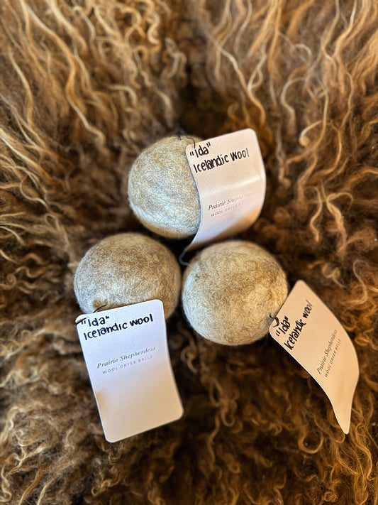 Icelandic Wool Dryer Balls - Ida