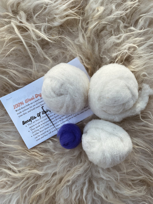 Wool Dryer Ball Kit - DIY