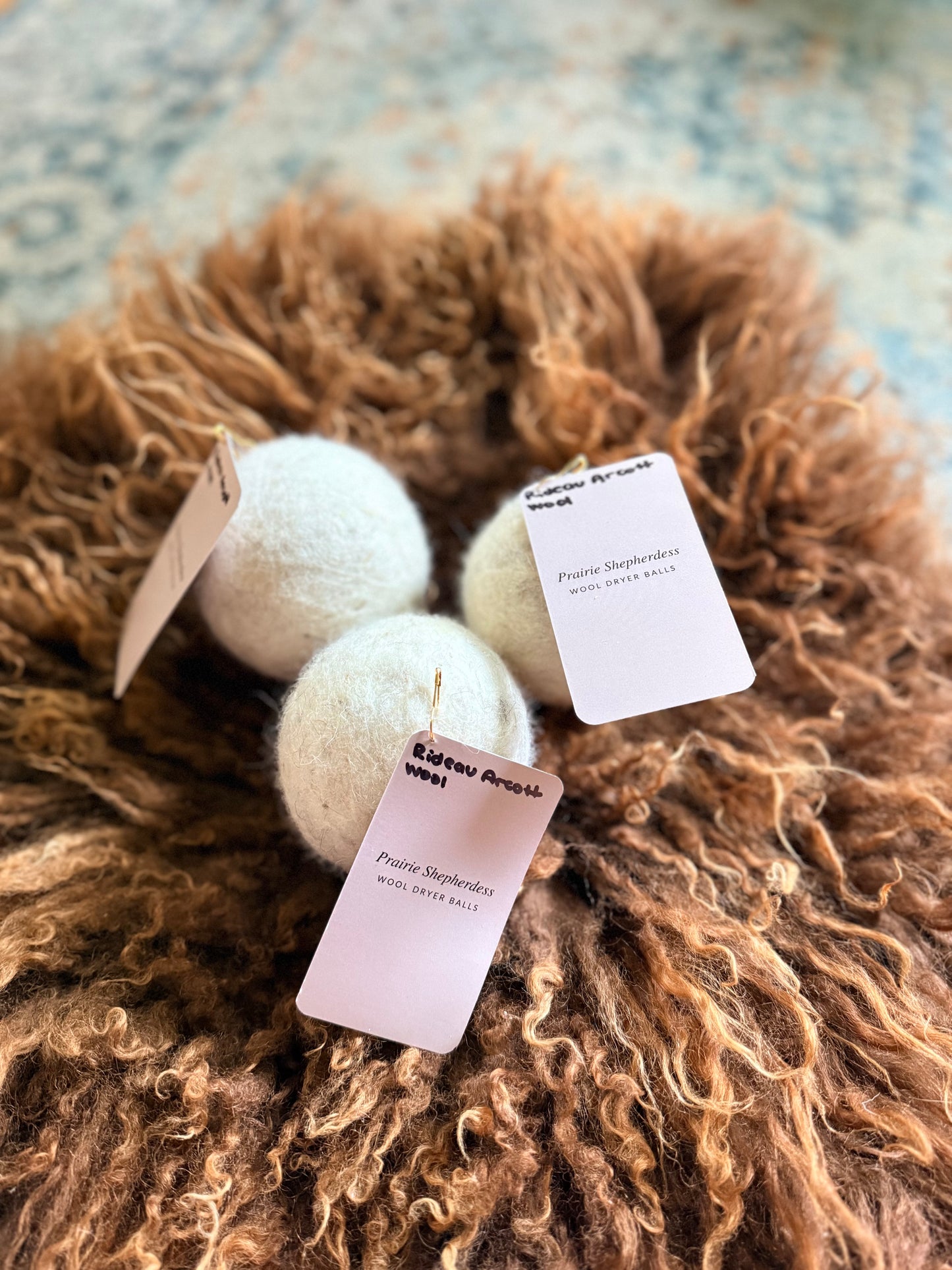 Wool Dryer Balls - Rideau Arcott Wool