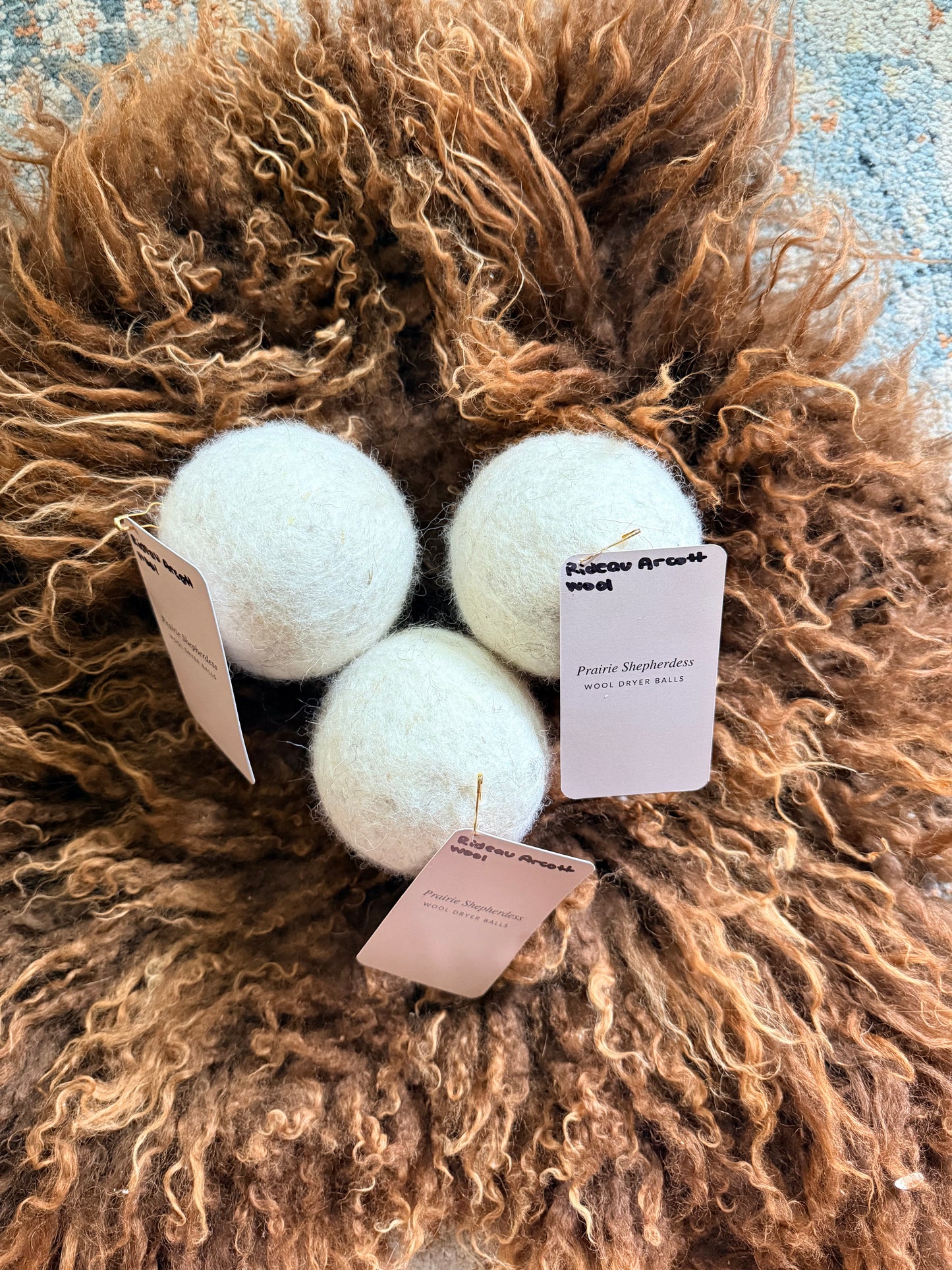 Wool Dryer Balls - Rideau Arcott Wool