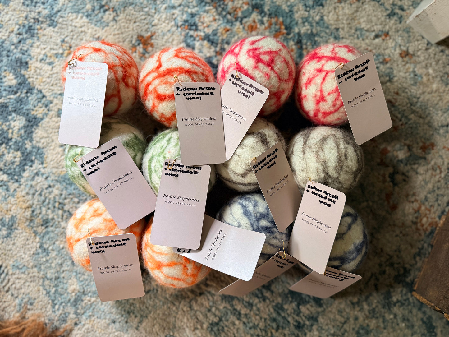 Wool Dryer Balls - Colourful