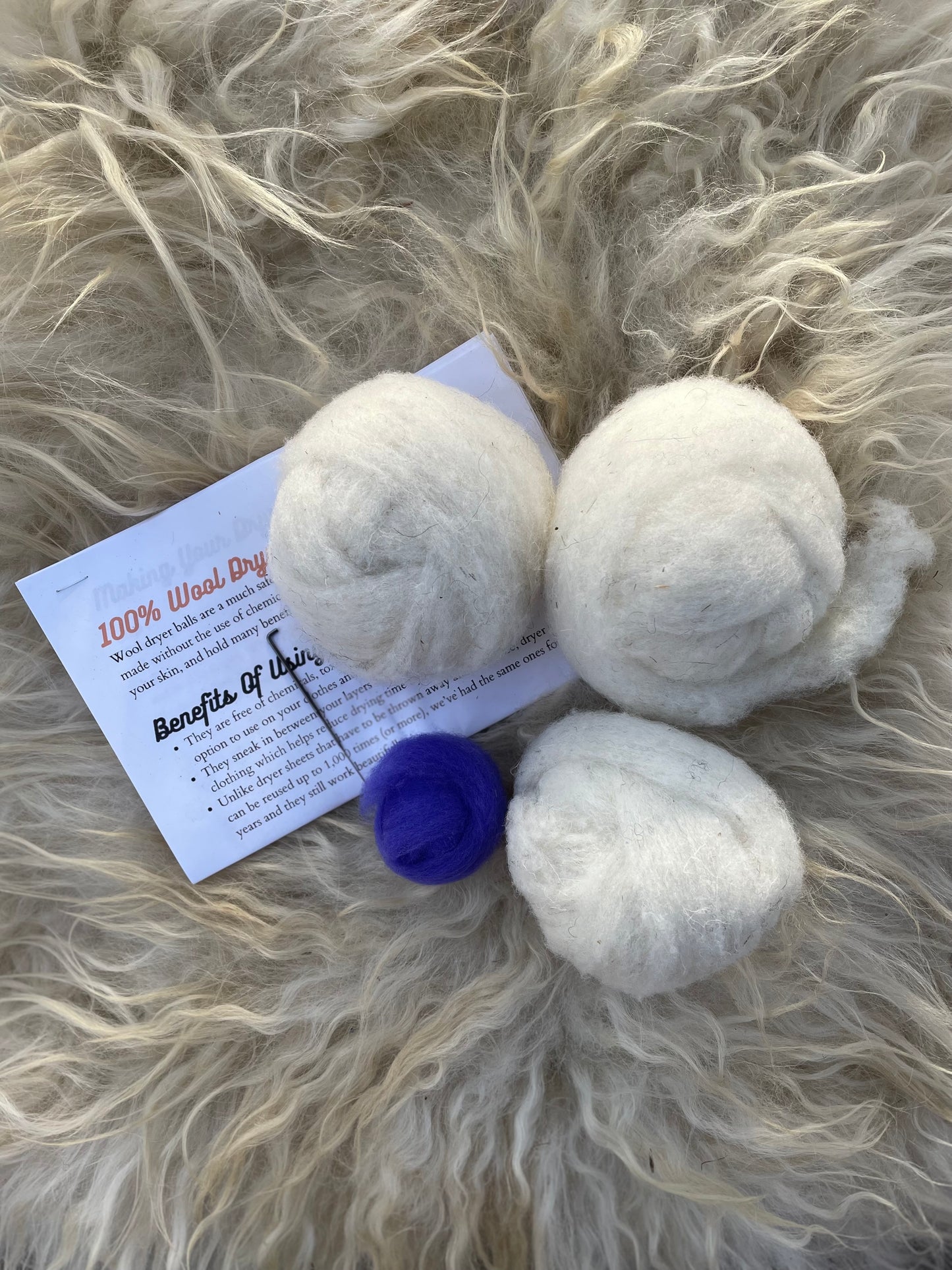 Wool Dryer Ball Kit