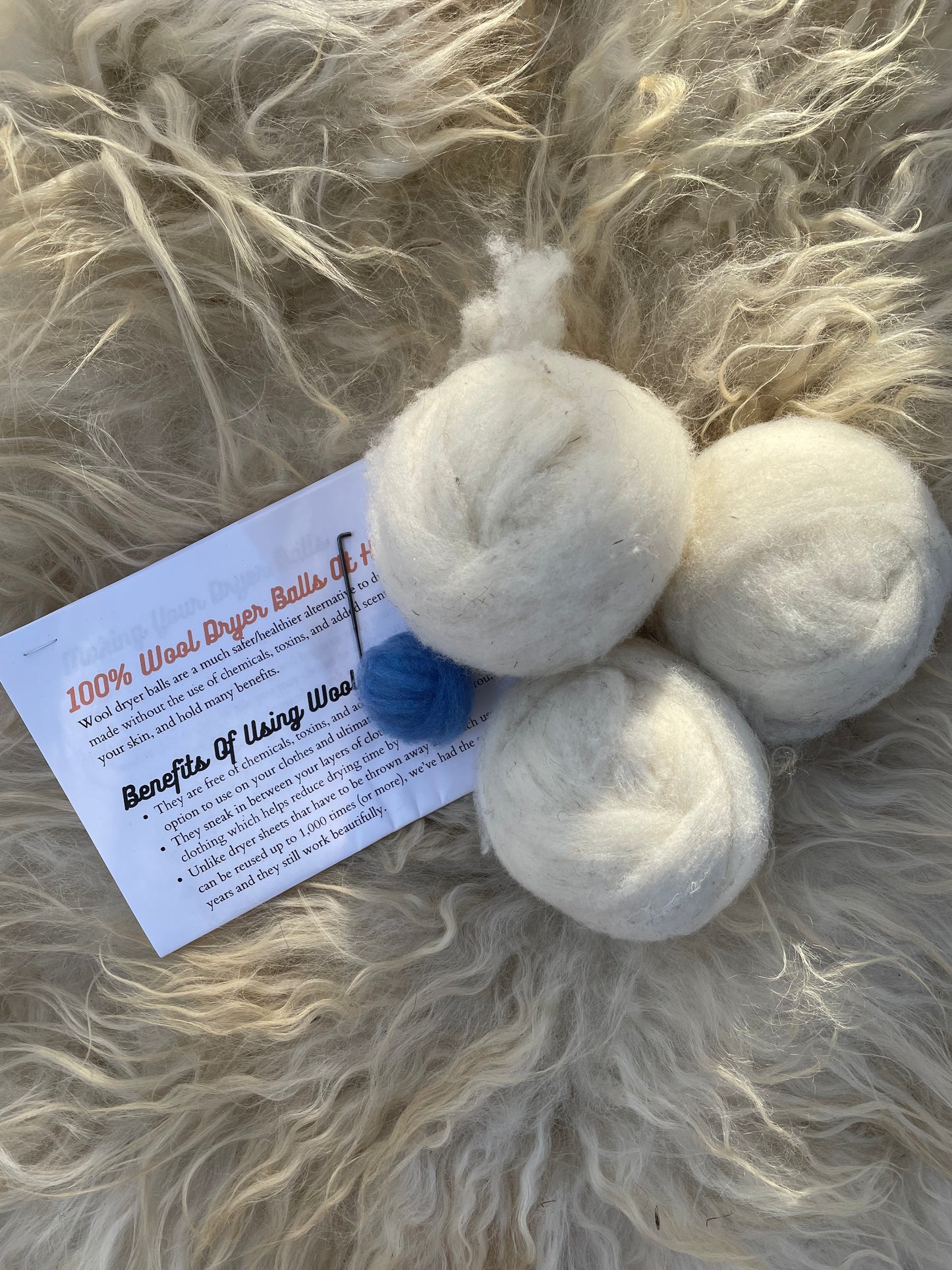 Wool Dryer Ball Kit